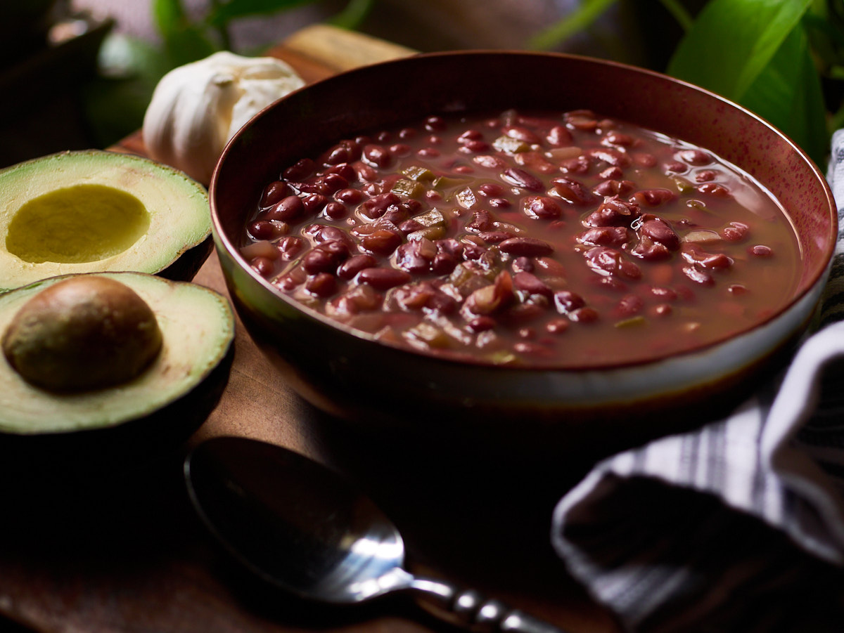 Bowl of red bean soup